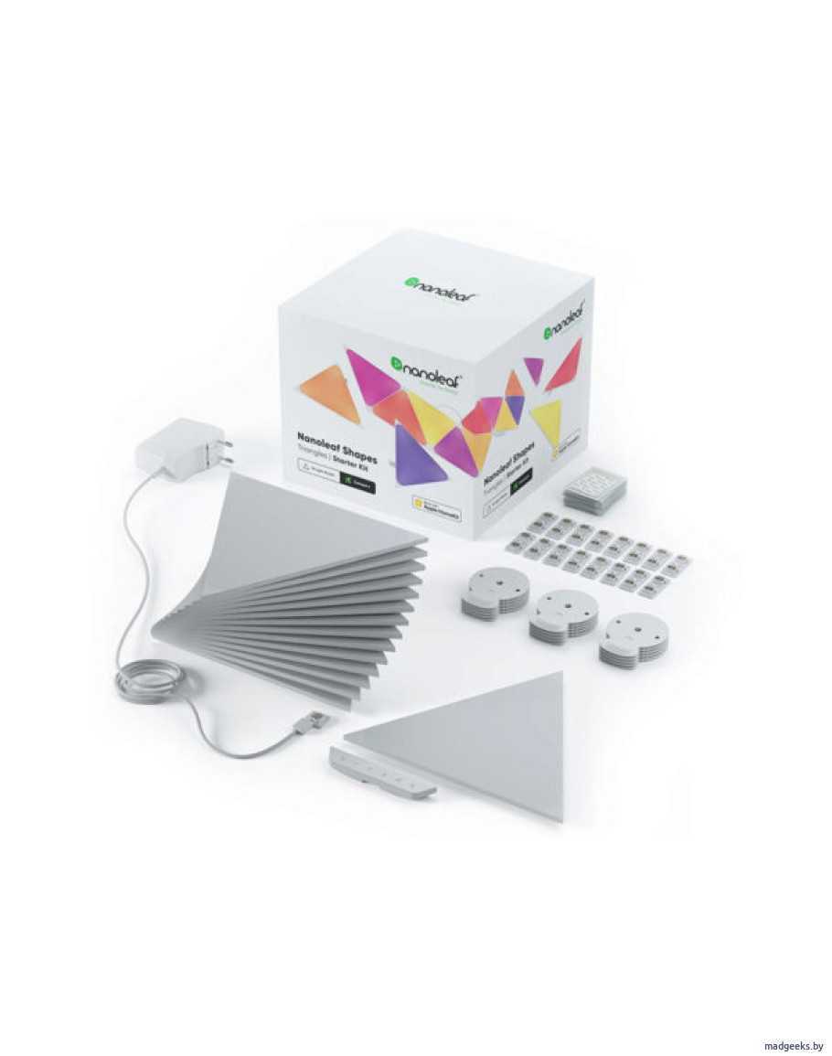 Nanoleaf Triangle Starter Set, 12 Pieces