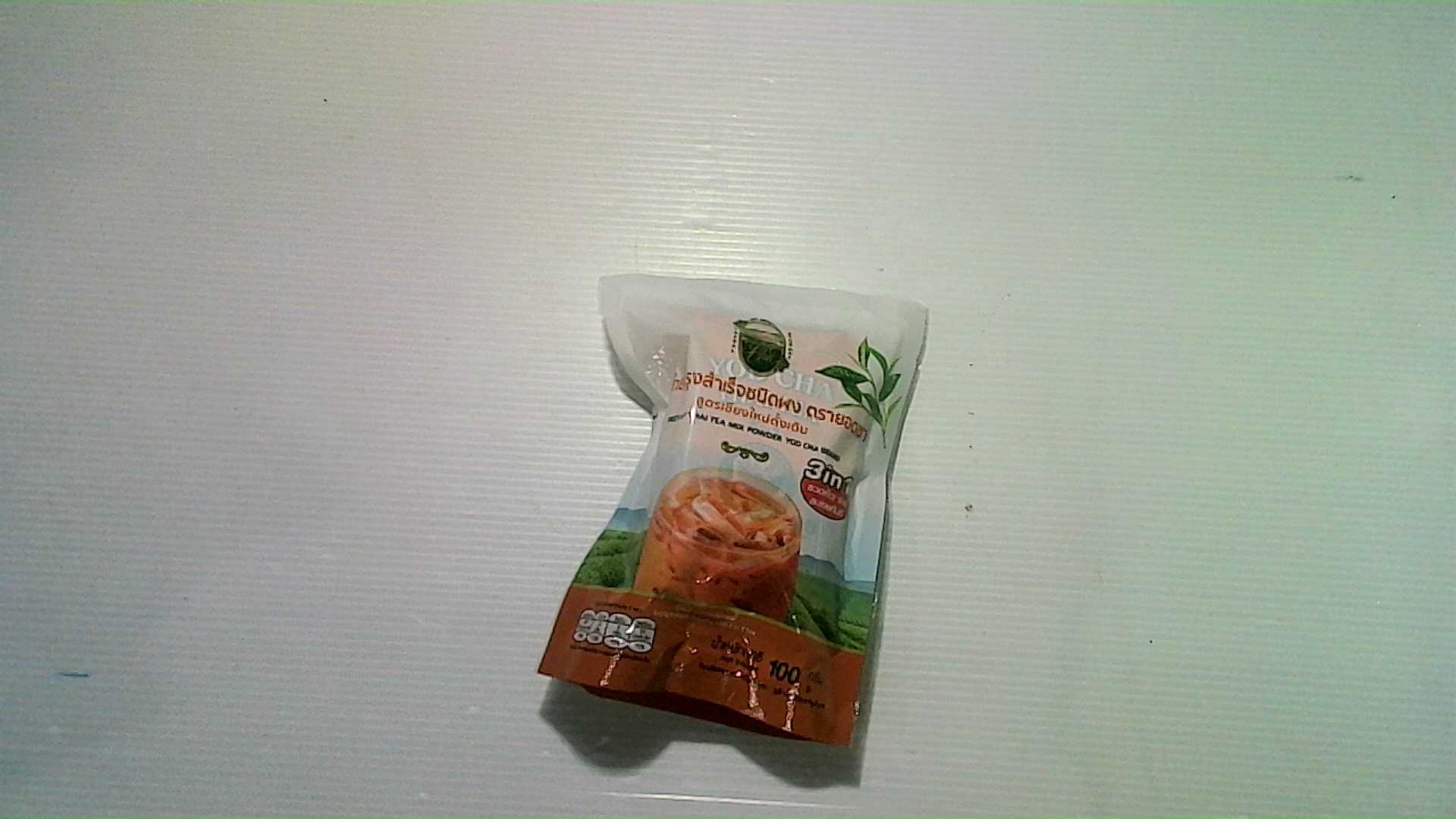 Instant Thai tea powder from the Yod Cha brand.