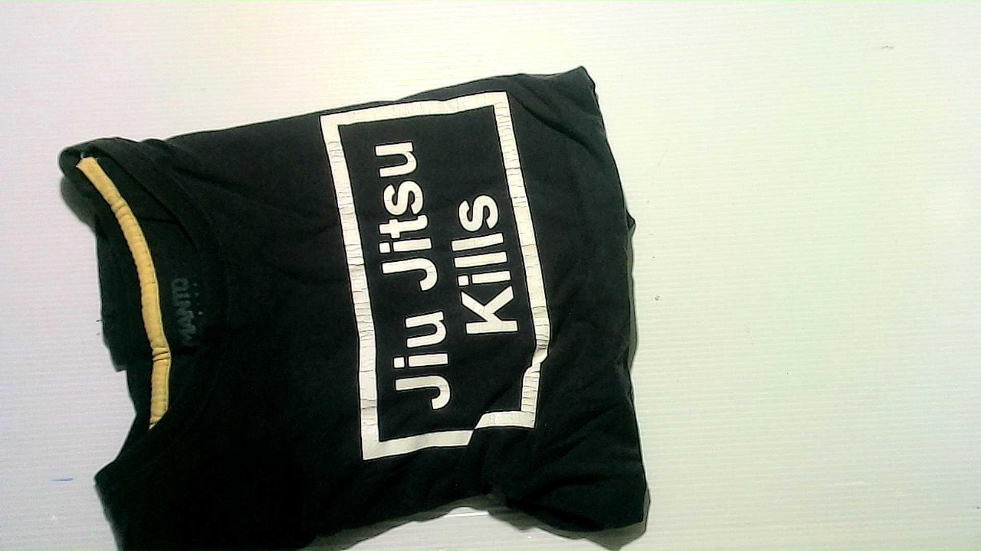 Women's black cotton T-shirt