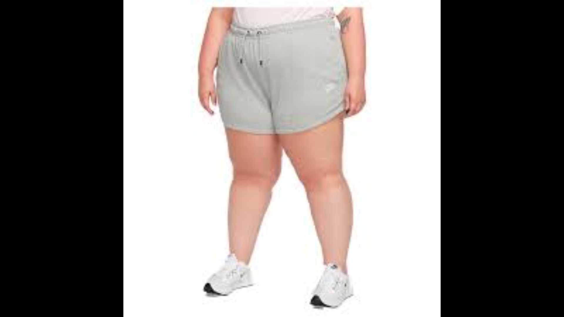 Nike Sportswear Plus Size Shorts in Gray