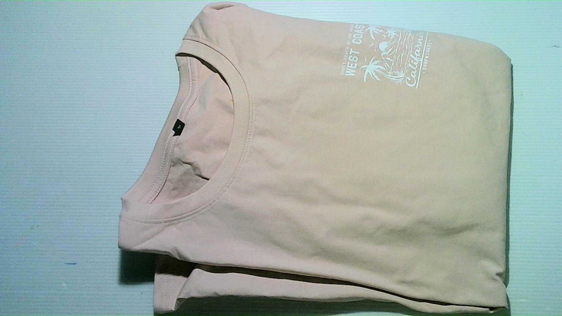 Pink cotton T-shirt