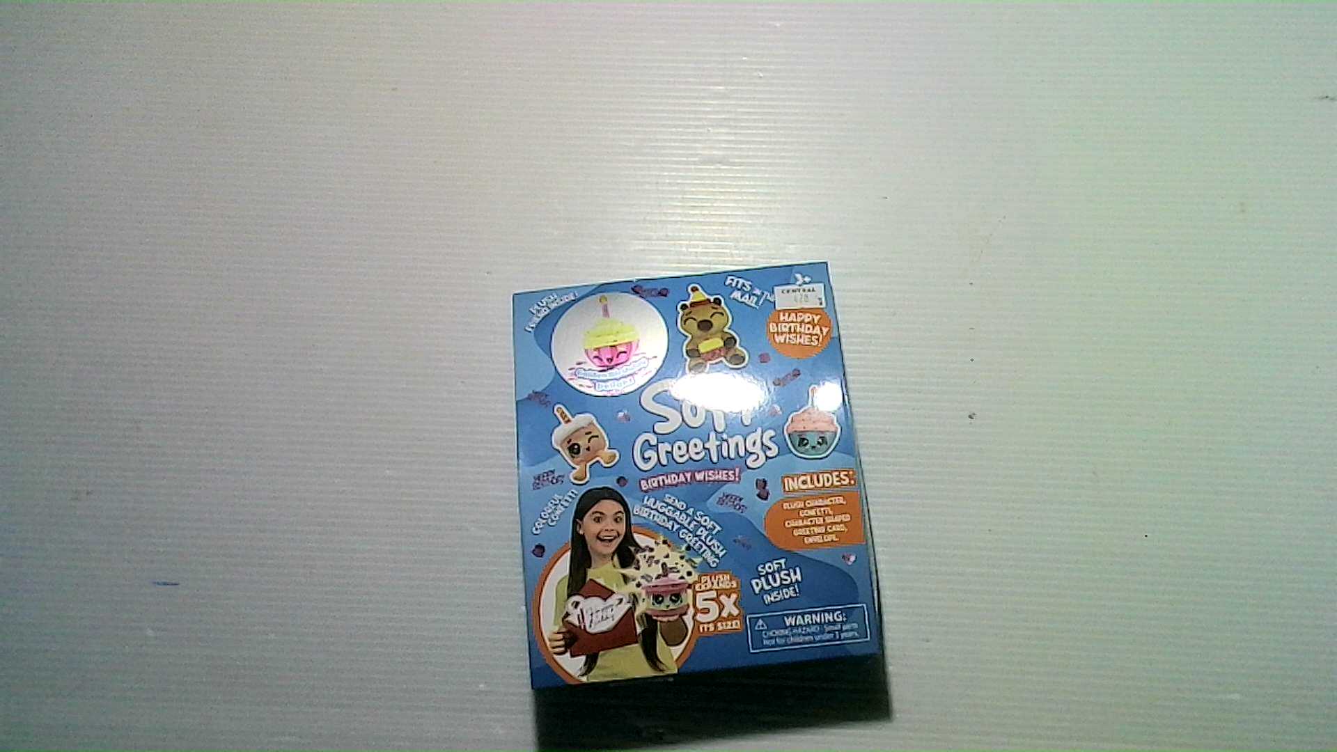 A soft toy for birthday wishes