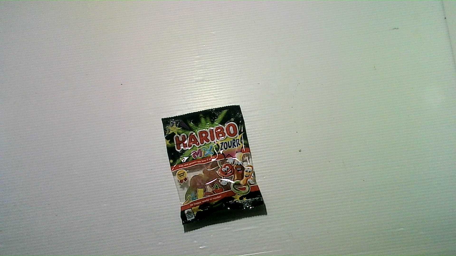 Haribo jelly with mixed fruit flavor