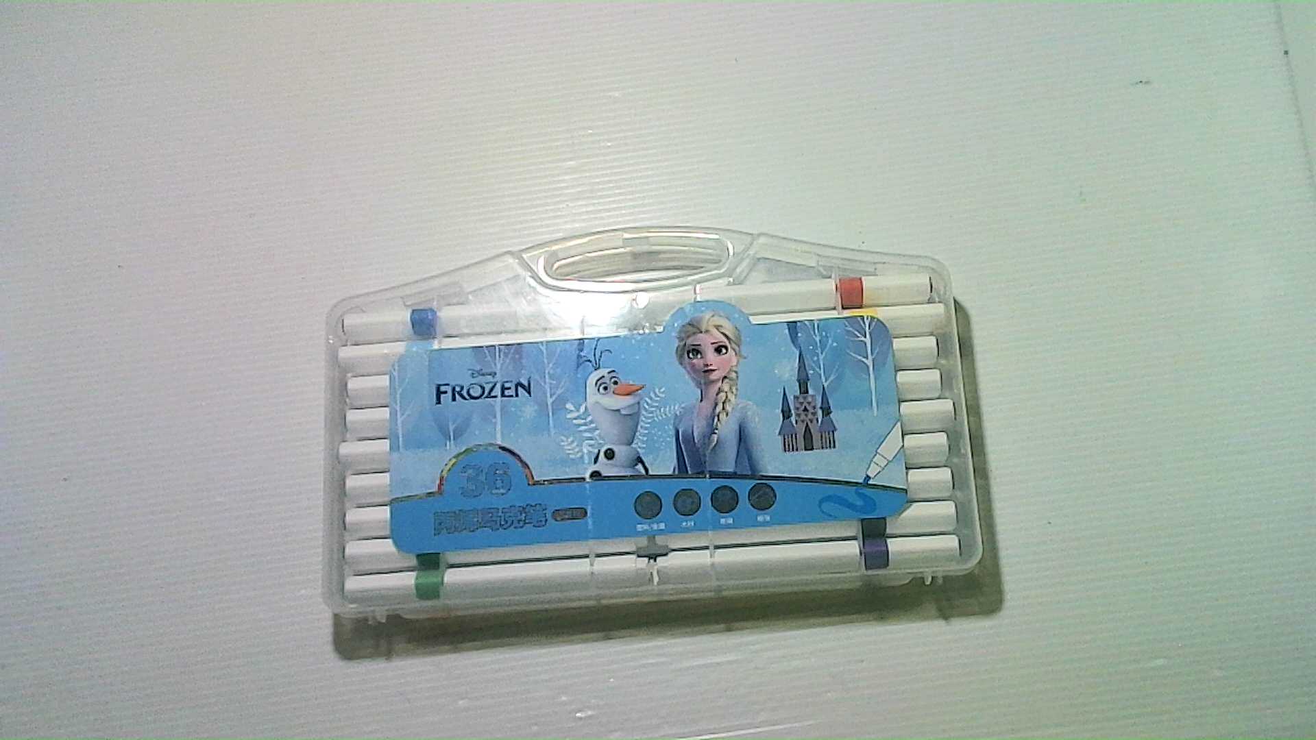 Set of colored markers 