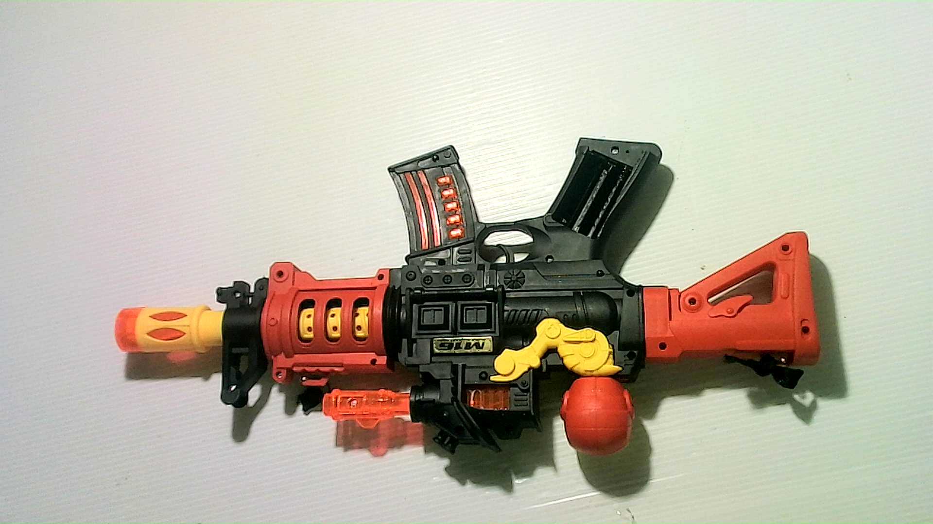 a toy gun without a battery