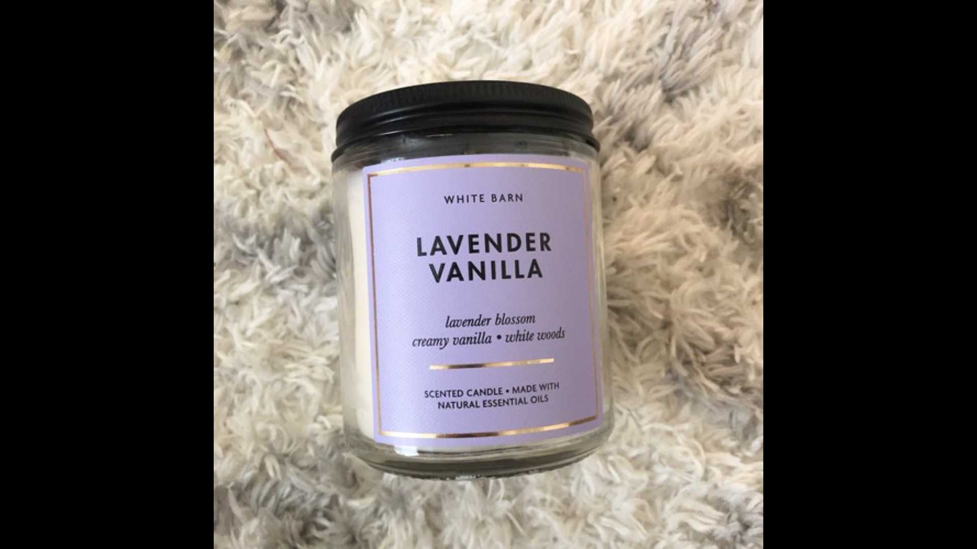 White Barn Lavender Scented Candle