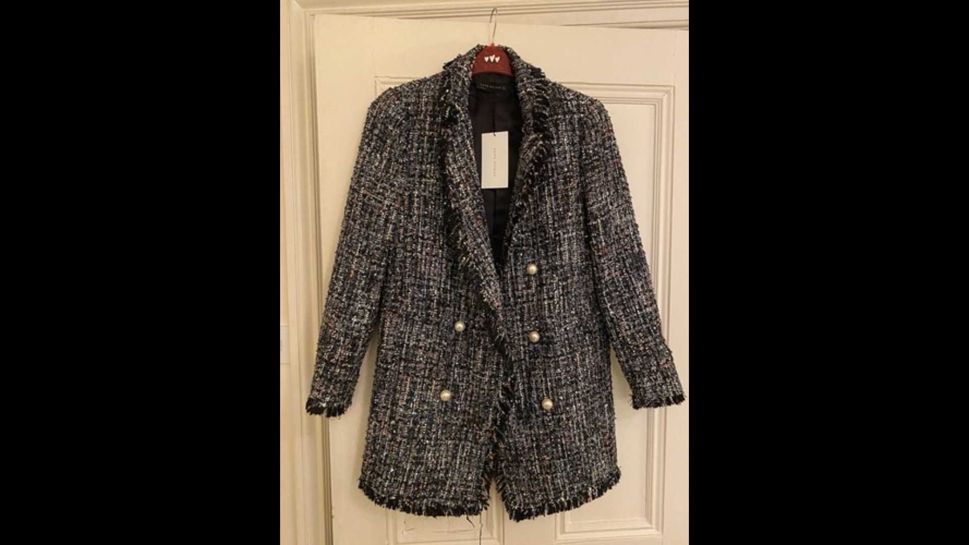 Bouclé coat from Zara