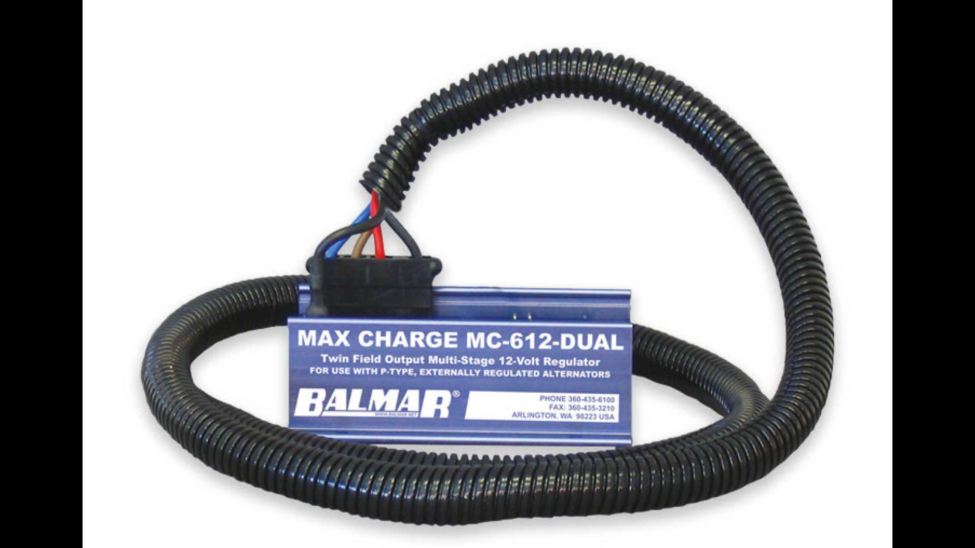 Balmar MAX CHARGE MC-612-DUAL Multi-Stage 12-Volt Regulator