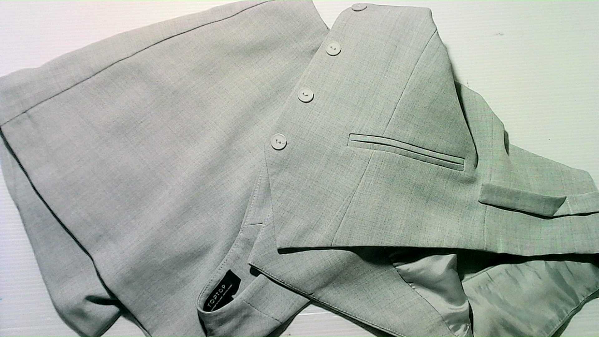 women's set of a synthetic skirt and vest