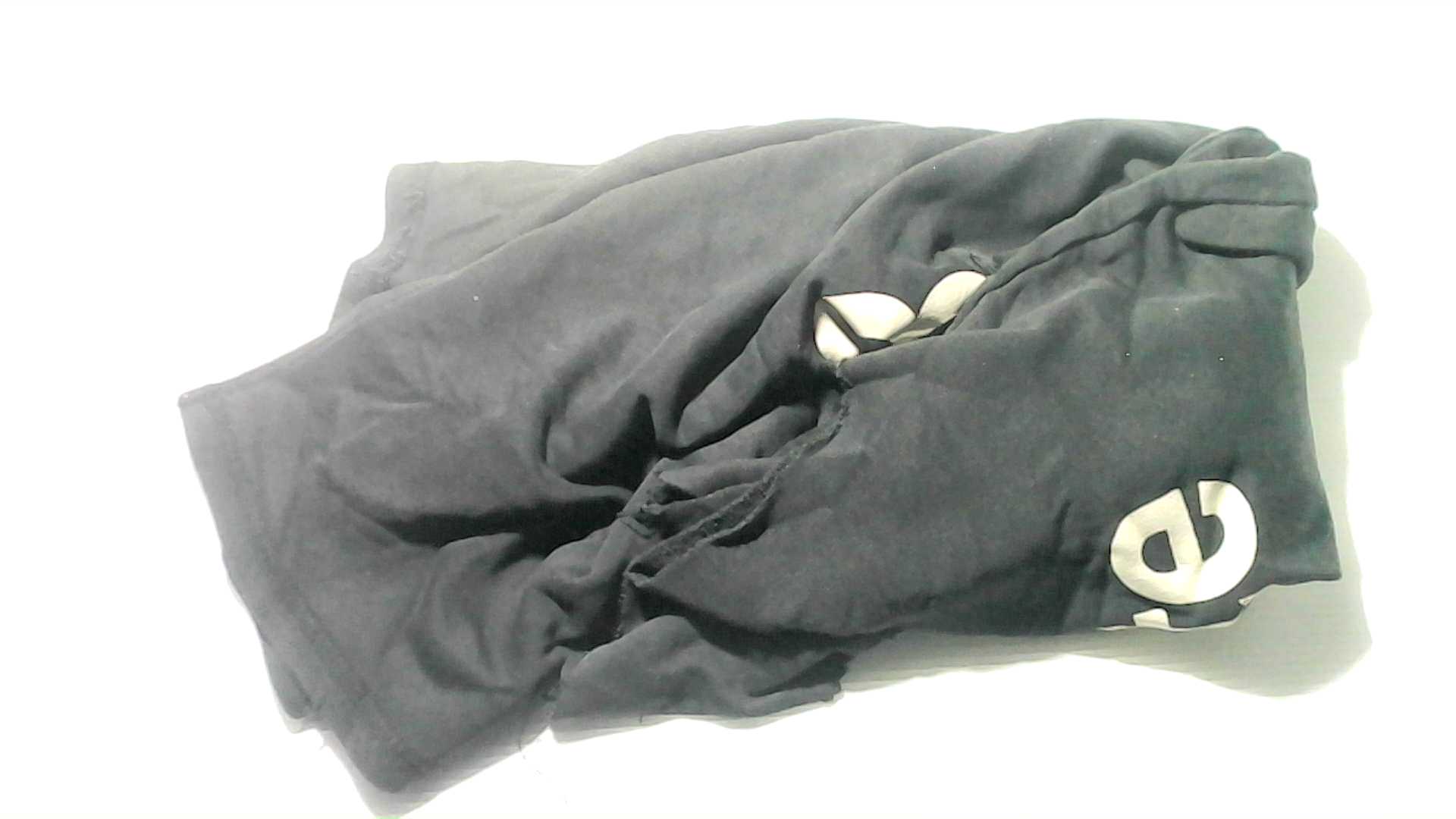 Black cotton T-shirt