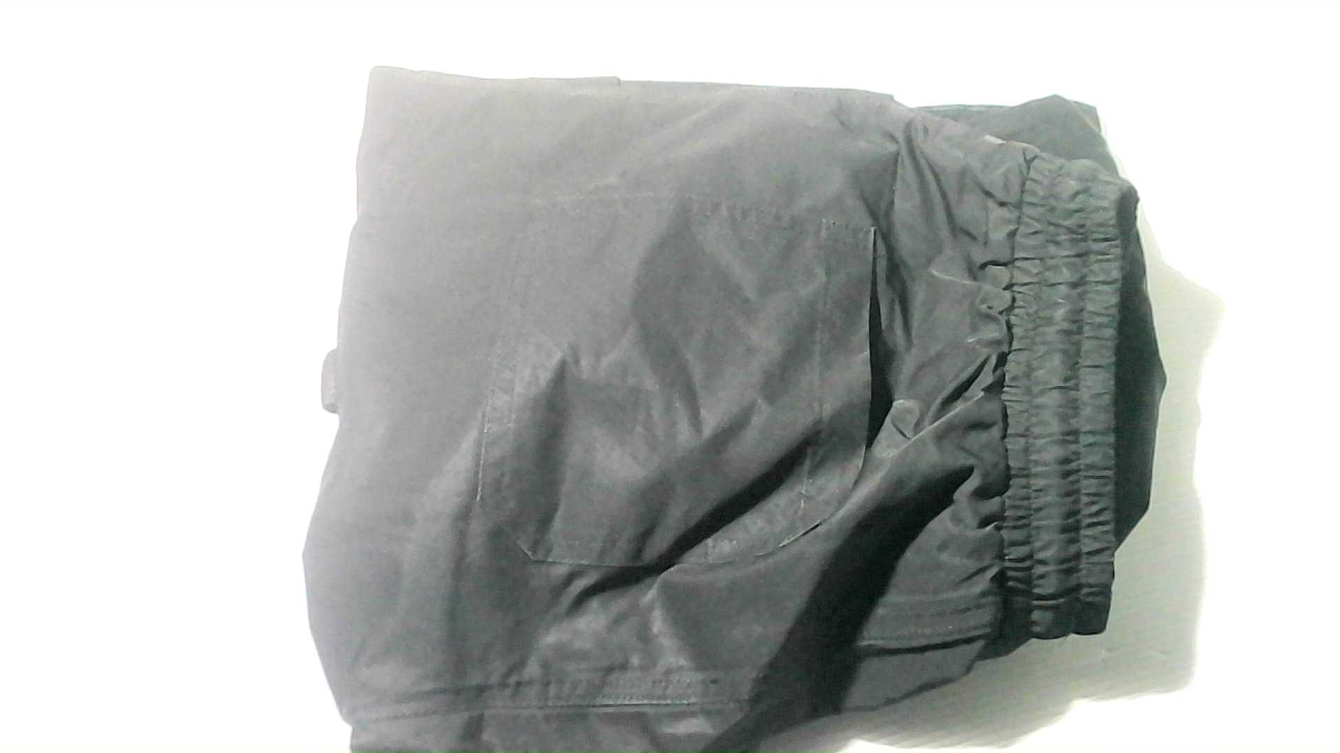 wide-leg trousers made of synthetic fabric