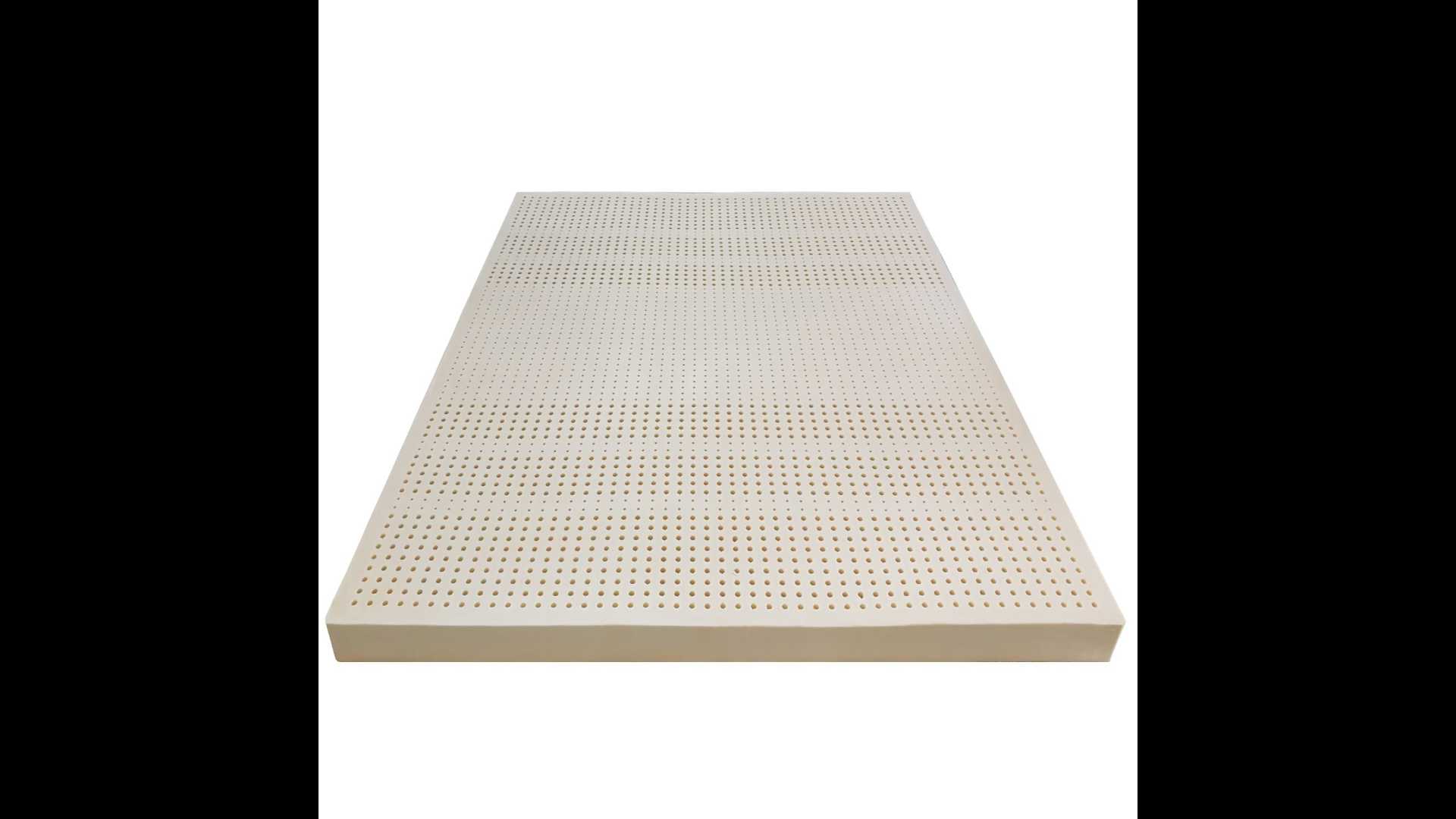 4-inch 7-zone organic natural latex mattress